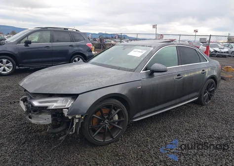 2017 Audi A4 2.0T Premium from USA, damaged, VIN WAUENAF44HN036082
